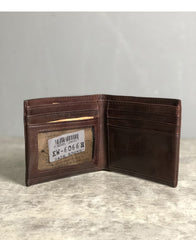 Cool Leather Mens Black Bifold billfold Wallets Small Wallet U.S. Map Wallets Front Pocket Wallet for Men - iwalletsmen