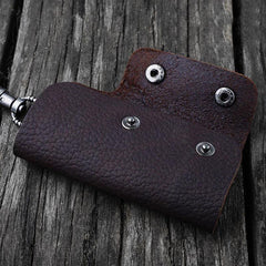 Handmade Leather Mens Key Holders Key Wallet With Belt Clip Key Holder Wallet for Men - iwalletsmen