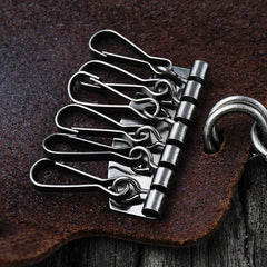 Handmade Leather Mens Key Holders Key Wallet With Belt Clip Key Holder Wallet for Men - iwalletsmen