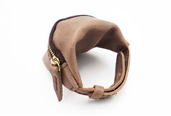 Handmade Leather Mens Wrist Pouch Zipper Womens Wrist Wallet Wrist Purse - iwalletsmen