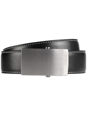 Handmade Mens Black Leather Belts PERSONALIZED Fashion Black Leather Belt for Men - iwalletsmen