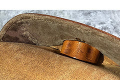 Handmade Mens Cool Brown Leather Glasses Case Glasses Box Black Glasses Holder Sunglasses Case for Men - iwalletsmen
