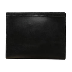 Handmade Mens Large Clutch Wallets Personalized Black Leather Wristlet Wallets for Men - iwalletsmen