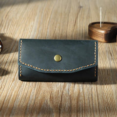 Handmade Vintage Coffee Leather Mens Keys Holder Keys Wallet Car Key Holders for Men - iwalletsmen
