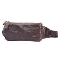 Leather Fanny Pack Mens Waist Bag Hip Pack Belt Bag Bumbag for Men