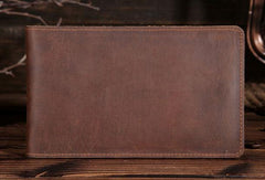 wallet with card case Leather Long Wallet Cool Mens Credit Card Wallet Leather Card Holder Wallet
