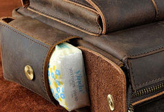 Cool Leather Mens Drop Leg Bag Belt Pouch Bag HIP PACK Waist Bag Shouder Bags For Men - iwalletsmen