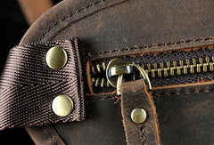 Cool Leather Mens Drop Leg Bag Belt Pouch Bag HIP PACK Waist Bag Shouder Bags For Men - iwalletsmen