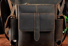 Cool Leather Mens Drop Leg Bag Belt Pouch Bag HIP PACK Waist Bag Shouder Bags For Men - iwalletsmen