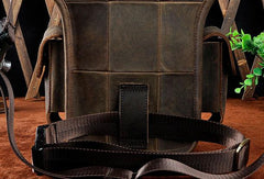 Cool Leather Mens Drop Leg Bag Belt Pouch Bag HIP PACK Waist Bag Shouder Bags For Men - iwalletsmen