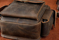 Cool Leather Mens Drop Leg Bag Belt Pouch Bag HIP PACK Waist Bag Shouder Bags For Men - iwalletsmen
