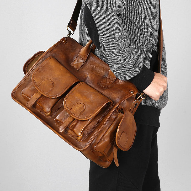 Vintage store man bag