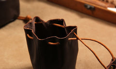 drawstring pouch amazon Leather Coin Pouch Drawstring Pouch Male Coin Pouch Small Coin Pouch
