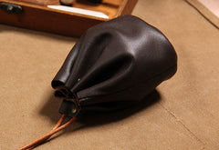 drawstring pouch pattern Leather Coin Pouch Drawstring Pouch Male Coin Pouch Small Coin Pouch