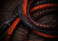 Handmade Leather Braided Biker Trucker Tooled Carp Wallet Chain for Chain Wallet Biker Wallet Trucker Wallet