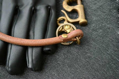 Handmade Leather Cool Punk Rock Wallet Chain Biker Trucker Wallet Chain Trucker Wallet Chain for Men