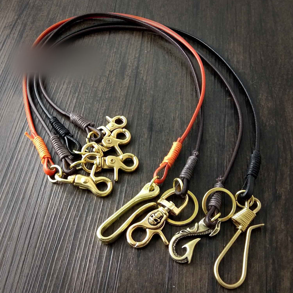 CHAIN WALLET, Handmade Leather Chain Wallet, Biker Wallet