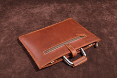 Handmade Leather Men Vintage Briefcase Handbag Laptop Bag For Men - iwalletsmen