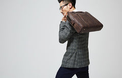 brief case Leather Mens Briefcase Laptop Handbags Leather notebook Bag Leather for Men