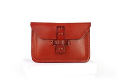 Handmade Leather Mens Card Wallets Front Pocket Wallet Small Change Wallets for Men - iwalletsmen