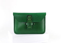 Handmade Leather Mens Card Wallets Front Pocket Wallet Small Change Wallets for Men - iwalletsmen