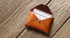 Handmade Leather Mens Change Wallet Card Wallet Front Pocket Wallet Coin Wallet for Men - iwalletsmen