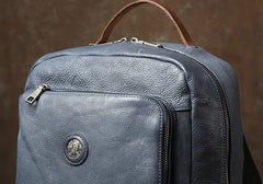 Handmade Leather Mens Cool Backpack Bag Large Travel Bag Hiking Bag for Men