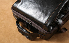 Handmade Leather Mens Cool Backpack Large Travel Bag Hiking Bag for Men