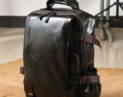 Handmade Leather Mens Cool Backpack Large Travel Bag Hiking Bag for Men