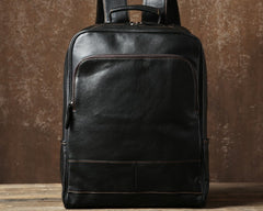 Handmade Leather Mens Cool Backpack Sling Bag Large Travel Bag Hiking Bag for Men