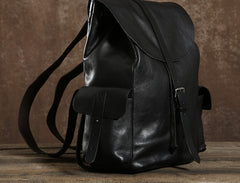 Handmade Leather Mens Cool Backpack Sling Bag Large Travel Bag Hiking Bag for Men