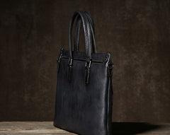 Handmade Leather Mens Cool Messenger Bag Briefcase Work Bag Business Bag Laptop Bag for men