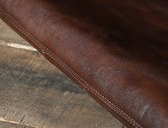 Handmade Leather Mens Cool Messenger Bag Briefcase Work Bag Business Bag Laptop Bag for men