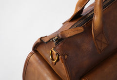 Handmade Leather Mens Cool Messenger Bag Briefcase Work Bag Business Bag Laptop Bag for men