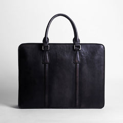 Handmade Leather Mens Cool Messenger Bag Briefcase Work Bag Business Bag Laptop Bag for men