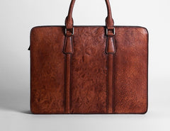 Handmade Leather Mens Cool Messenger Bag Briefcase Work Bag Business Bag Laptop Bag for men