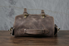 Handmade Leather Mens Cool Shoulder Bag Messenger Bag Camera Bag Cycling Bag for men