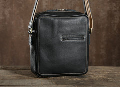Handmade Leather Mens Cool Shoulder Bag Messenger Bag Chest Bag Bike Bag Cycling Bag for men