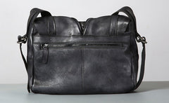 Handmade Leather Mens Cool Shoulder Bag Messenger Bag Chest Bag Bike Bag Cycling Bag for men