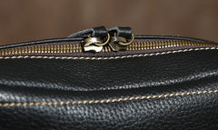 Handmade Leather Mens Cool Shoulder Bag Messenger Bag Chest Bag Bike Bag Cycling Bag for men