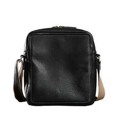Handmade Leather Mens Cool Shoulder Bag Messenger Bag Chest Bag Bike Bag Cycling Bag for men