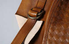 Handmade Leather Mens Cool Shoulder Bag Messenger Bag Chest Bag Bike Bag Cycling Bag for men