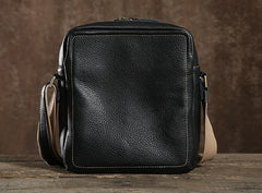 Handmade Leather Mens Cool Shoulder Bag Messenger Bag Chest Bag Bike Bag Cycling Bag for men