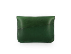 Handmade Leather Mens Front Pocket Wallet Card Wallets Small Change Wallets for Men - iwalletsmen