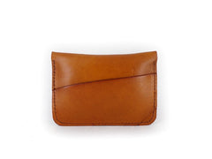 Handmade Leather Mens Front Pocket Wallet Card Wallets Small Change Wallets for Men - iwalletsmen