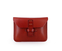 Handmade Leather Mens Front Pocket Wallet Card Wallets Small Change Wallets for Men - iwalletsmen