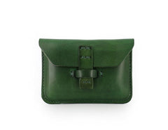Handmade Leather Mens Front Pocket Wallet Card Wallets Small Change Wallets for Men - iwalletsmen