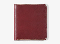 Handmade Leather Mens Slim Cool billfold Leather Wallet Men Small Wallets Bifold for Men