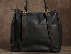 Handmade Leather Mens Tote Bag Cool Handbag Shoulder Bag Work Bag Laptop Bag for Men