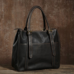 Handmade Leather Mens Tote Bag Cool Handbag Shoulder Bag Work Bag Laptop Bag for Men